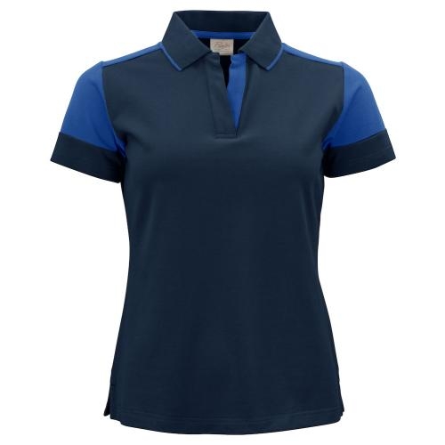 Polo Prime dames marineblauw/kobalt,2xl