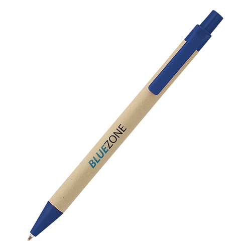 ECO pen maïs en karton blauw