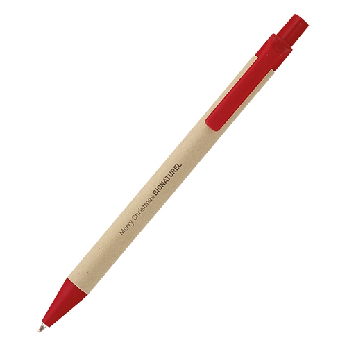 ECO pen maïs en karton rood