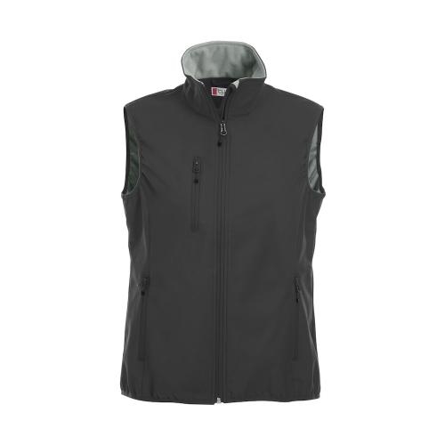 Basic Softshell bodywarmer dames zwart,3xl