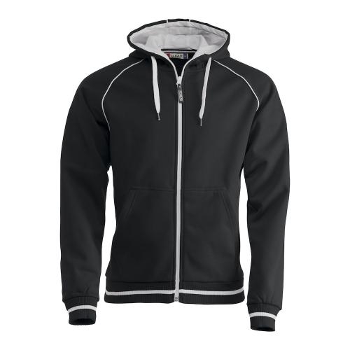 Gerry hooded sweater zwart,l