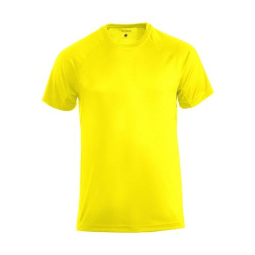 Premium Active T-shirt signaalgeel,3xl