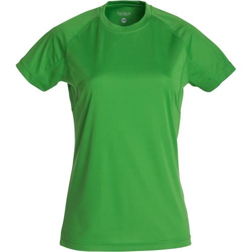 Premium Active T-shirt dames appelgroen,l