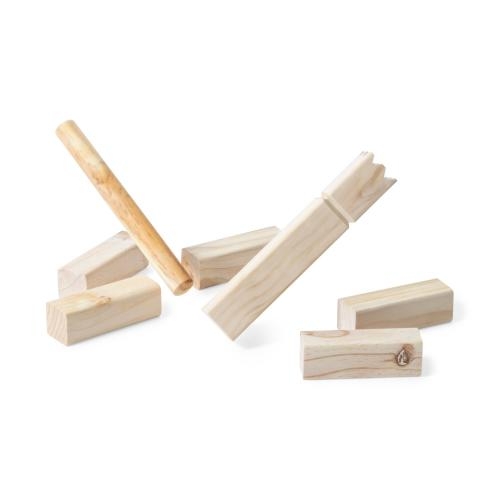 Houten Kubb-spel standaard