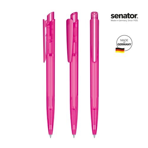 Balpen Dart clear roze