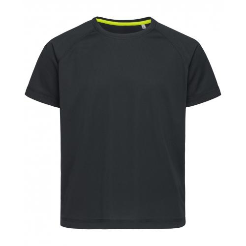 Kinder sportshirt Mesh ActiveDry black opal,l