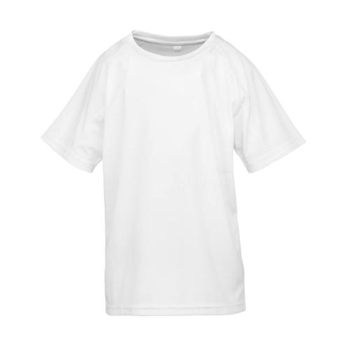 Kinder Performance aircool sportshirt wit,s