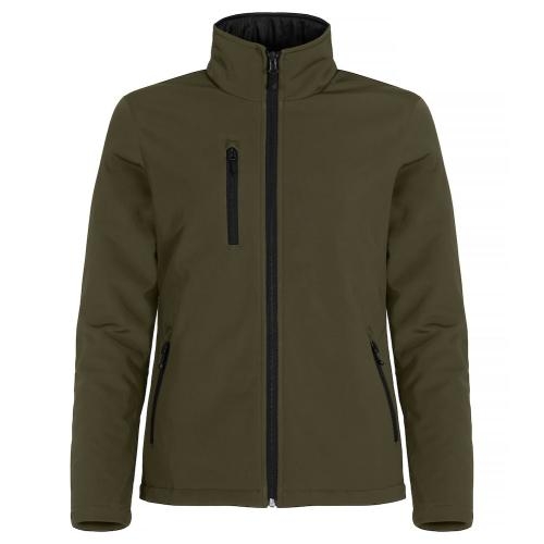 Gewatterde softshell jas dames mistgroen,2xl