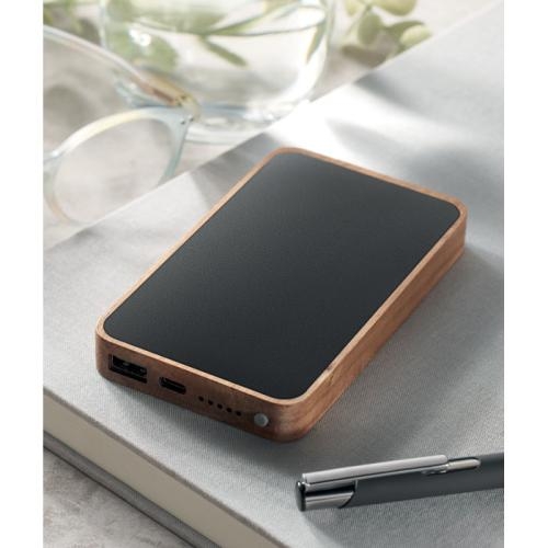 Draadloze powerbank 4000 mAh Acacia zwart