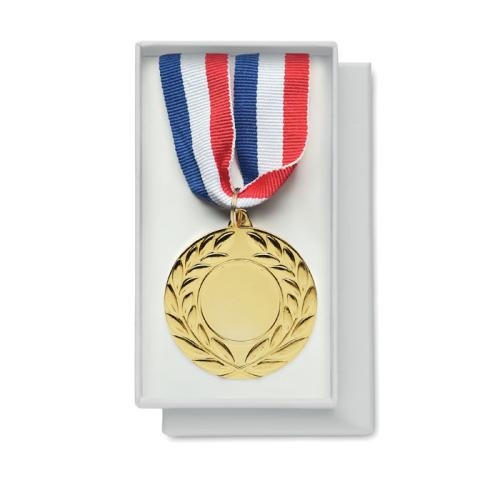 Medaille in doosje goud