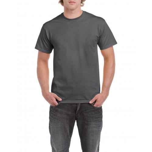 Gildan heavyweight T-shirt unisex dark heather,l