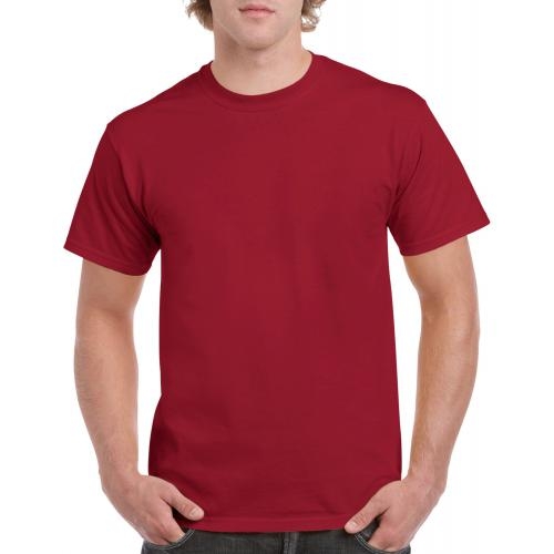 Gildan heavyweight T-shirt unisex cardinal red,l