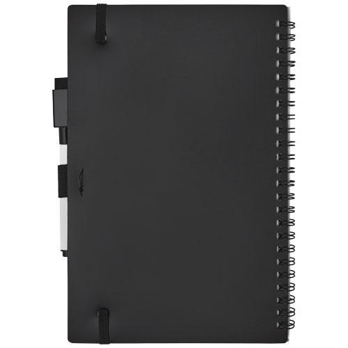 Herbruikbaar A5-notitieboek Pebbles  zwart