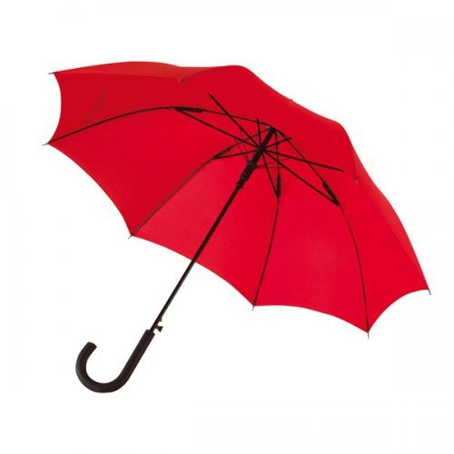 Stormparaplu polyester pongee rood