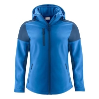 Prime Softshelljas dames marineblauw/kobalt,2xl