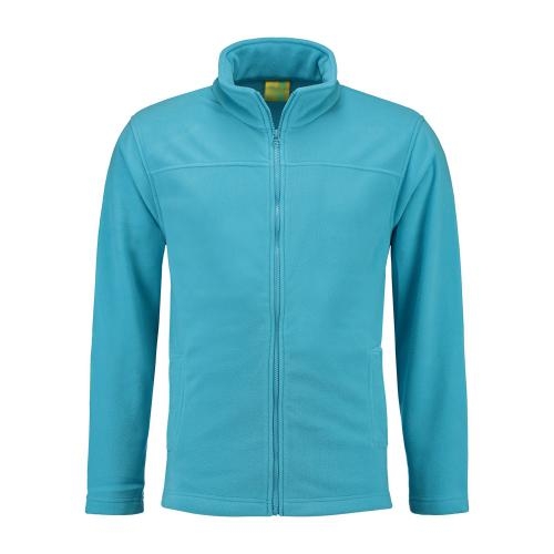 Oakland heren fleece jack turquoise,l