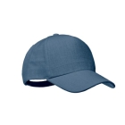 Hennep cap Naima blauw