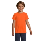 Kinder T-shirt Sporty kids neon oranje