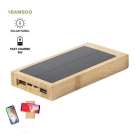 Bamboe solar powerbank bamboe