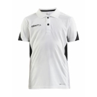 Pro Control Impact polo kids wit/zwart,122-128