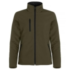 Gewatterde softshell jas dames mistgroen,2xl