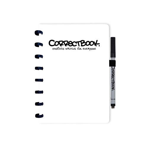 Correctbook A5 uitwisbaar wit