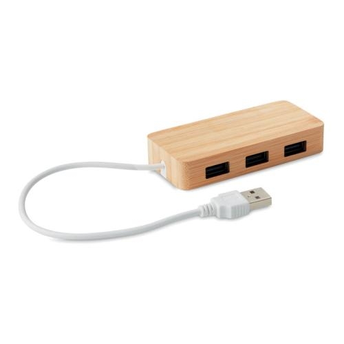 Bamboe USB hub