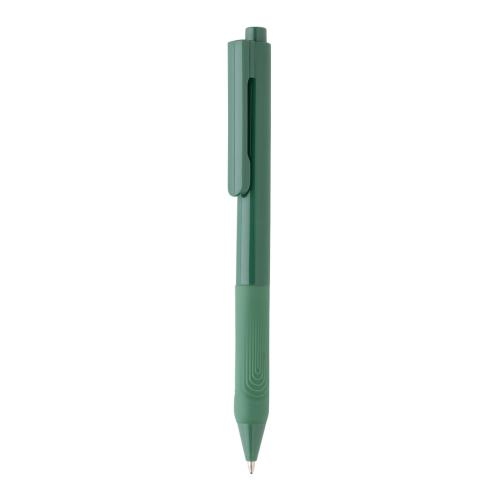 X9 pen met siliconen grip groen