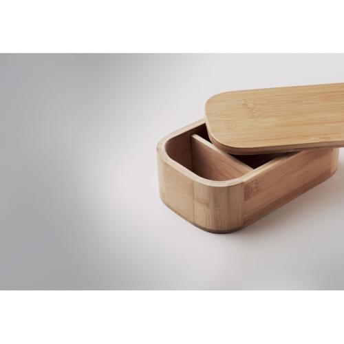 Bamboe lunchtrommel 650ml Laden wood