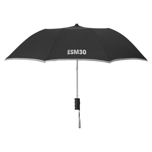 21 inch paraplu Neon zwart