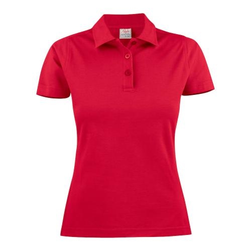 Surf Light Polo dames rood,l