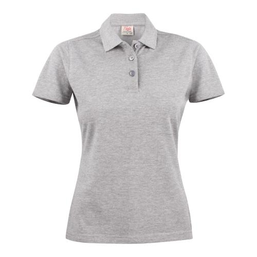 Surf Light Polo dames grijs gemeleerd,l