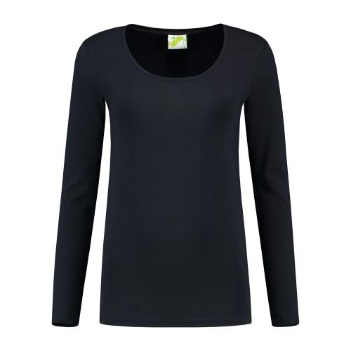 Lemon & Soda dames longsleeve dark navy,l