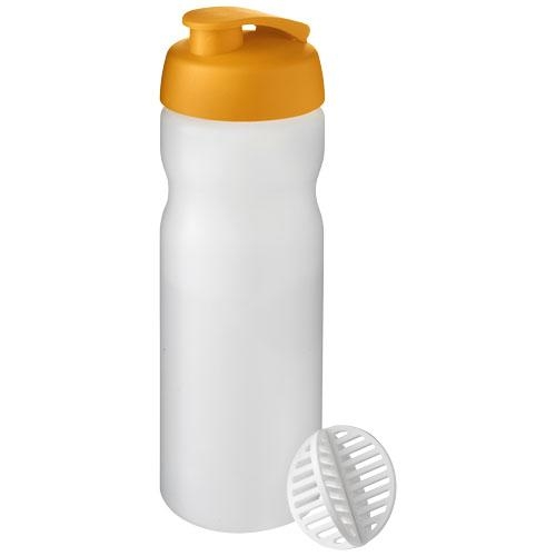 Baseline Plus sportfles met shaker bal 650 ml oranje