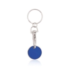 Munt-Sleutelhanger EUROMARKET blauw