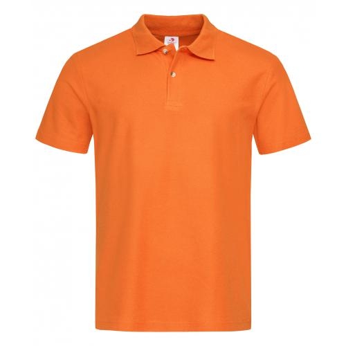 Stedman heren polo oranje,l