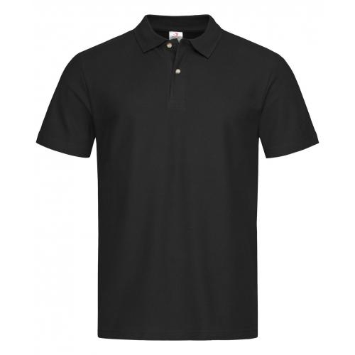 Stedman heren polo black opal,l