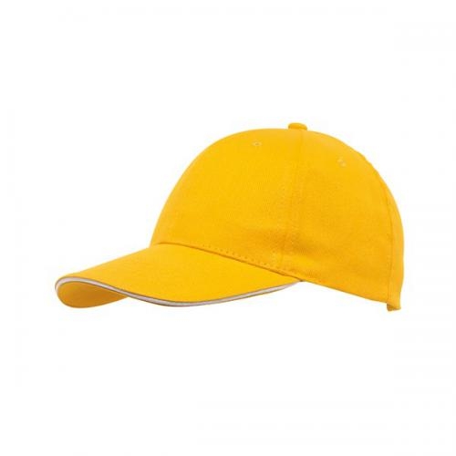 Baseball cap Detroit geel