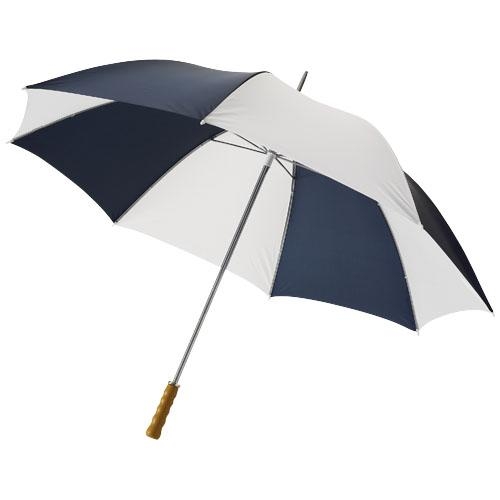 Grote golf paraplu navy/white solid