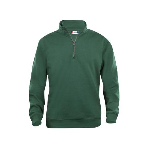 Basic halfzip flesgroen,3xl