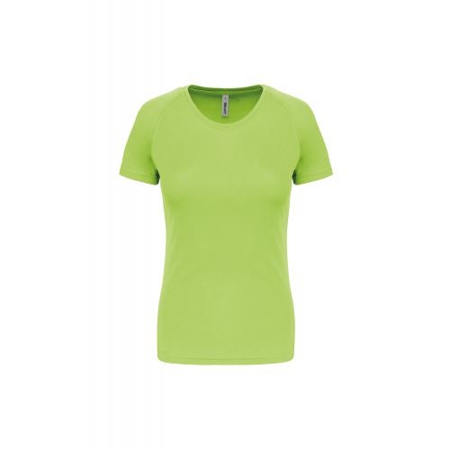 Functioneel damessportshirt lime,l