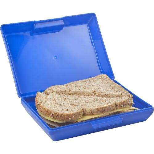 Kunststof lunchbox kobaltblauw