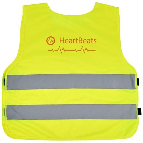 Veiligheidsvest kind 3-6 jaar neon yellow