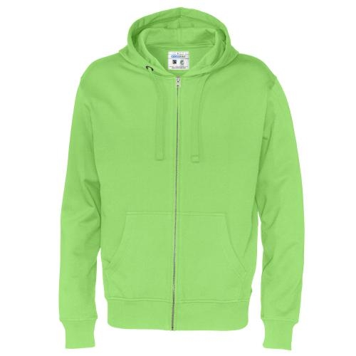 Cottover full zip hoodie heren groen,3xl