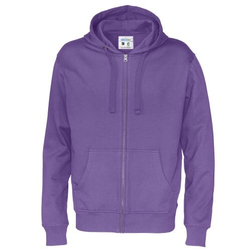 Cottover full zip hoodie heren paars,3xl