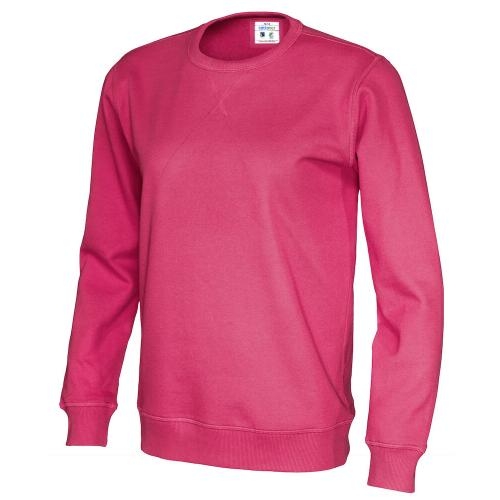 Cottover crew neck unisex fuchsia,3xl