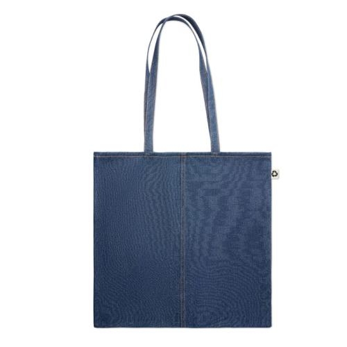 Gerecyclede denim boodschappentas Style tote blauw