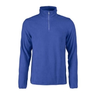 Printer Frontflip Fleece Halfzip blauw,3xl