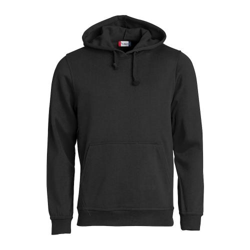 Basic Hoodie unisex zwart,3xl