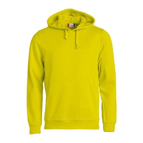 Basic Hoodie unisex signaalgeel,3xl